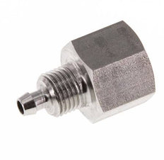 6x4 & G1/4'' RVS 1.4571 Rechte Opsteekkoppeling Binnendraad