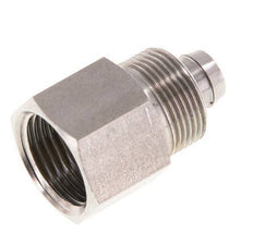 10x8 & G3/8'' RVS 1.4571 Rechte Opsteekkoppeling Binnendraad
