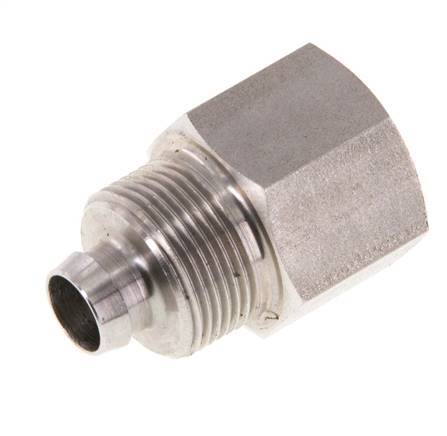 10x8 & G3/8'' RVS 1.4571 Rechte Opsteekkoppeling Binnendraad