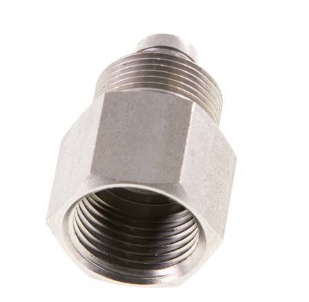 10x8 & G3/8'' RVS 1.4571 Rechte Opsteekkoppeling Binnendraad