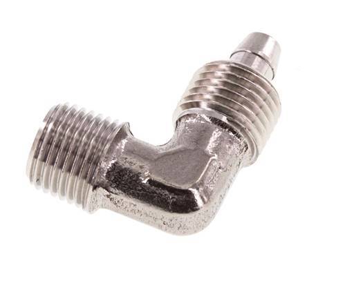 6x4 & R1/8'' RVS 1.4404 L-Opsteekkoppeling Buitendraad