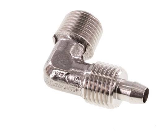 6x4 & R1/8'' RVS 1.4404 L-Opsteekkoppeling Buitendraad