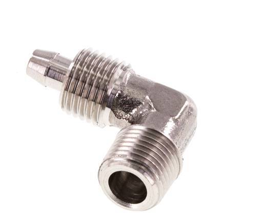 6x4 & R1/8'' RVS 1.4404 L-Opsteekkoppeling Buitendraad