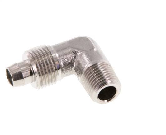 8x6 & R1/8'' RVS 1.4404 L-Opsteekkoppeling Buitendraad