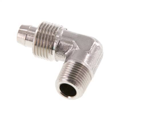 8x6 & R1/8'' RVS 1.4404 L-Opsteekkoppeling Buitendraad