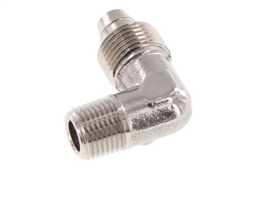 8x6 & R1/8'' RVS 1.4404 L-Opsteekkoppeling Buitendraad