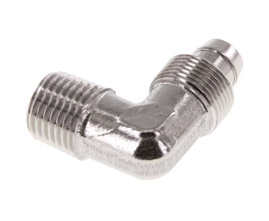10x8 & R1/4'' RVS 1.4404 L-Opsteekkoppeling Buitendraad