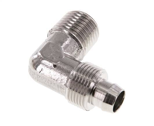 10x8 & R1/4'' RVS 1.4404 L-Opsteekkoppeling Buitendraad