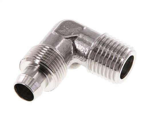 10x8 & R1/4'' RVS 1.4404 L-Opsteekkoppeling Buitendraad