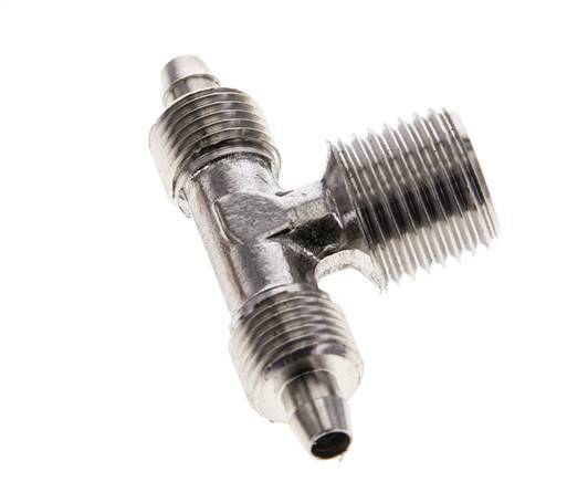 6x4 & R1/4'' RVS 1.4404 T-Opsteekkoppeling Buitendraad