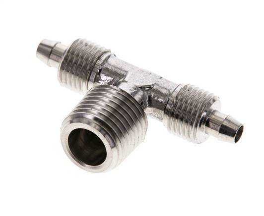 6x4 & R1/4'' RVS 1.4404 T-Opsteekkoppeling Buitendraad