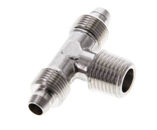 8x6 & R1/4'' RVS 1.4404 T-Opsteekkoppeling Buitendraad
