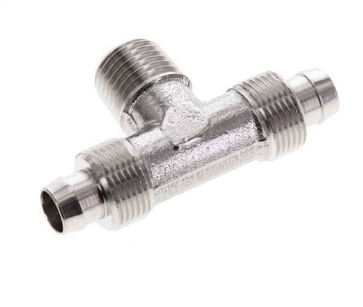 10x8 & R1/4'' RVS 1.4404 T-Opsteekkoppeling Buitendraad