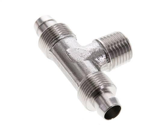 10x8 & R1/4'' RVS 1.4404 T-Opsteekkoppeling Buitendraad