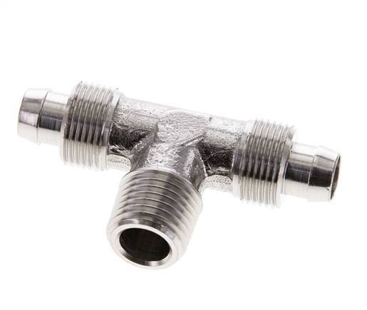 10x8 & R1/4'' RVS 1.4404 T-Opsteekkoppeling Buitendraad