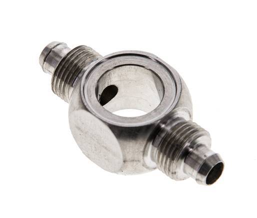 8x6 & G1/4'' RVS 1.4571 Banjo T-Opsteekoppeling