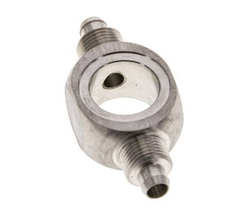 8x6 & G3/8'' RVS 1.4571 T-Banjobout Opsteekkoppeling