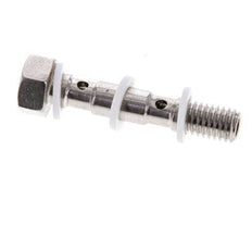 Banjobout 2-weg RVS M5 Buitendraad PTFE 27mm