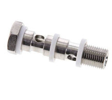 Banjobout 2-weg RVS G1/8'' Buitendraad PTFE 40mm