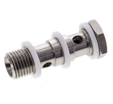 Banjobout 2-weg RVS G1/4'' Buitendraad PTFE 42mm
