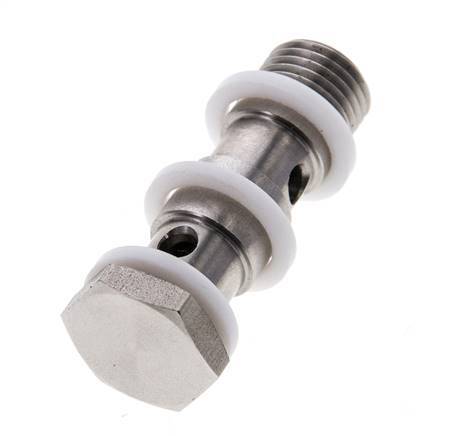 Banjobout 2-weg RVS G1/4'' Buitendraad PTFE 42mm
