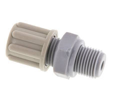 6x4mm & G1/8'' Pa Rechte Knelfitting buitendraad 10bar [5 Stuks]