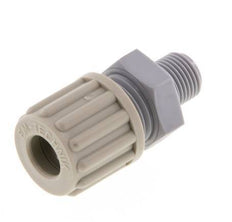 8x6mm & G1/8'' Pa Rechte Knelfitting Buitendraad 10bar [2 Stuks]
