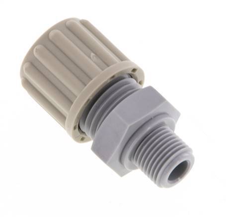 8x6mm & G1/8'' Pa Rechte Knelfitting Buitendraad 10bar [2 Stuks]