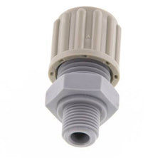 8x6mm & G1/8'' Pa Rechte Knelfitting Buitendraad 10bar [2 Stuks]