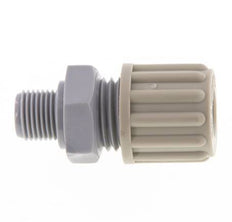 8x6mm & G1/8'' Pa Rechte Knelfitting Buitendraad 10bar [2 Stuks]