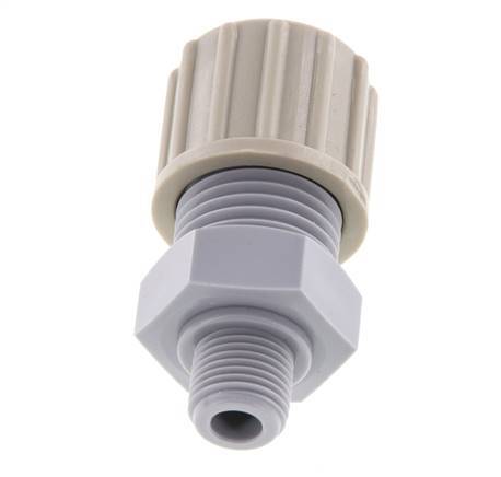10x8mm & G1/8'' Pa Rechte Knelfitting Buitendraad 10bar [2 Stuks]