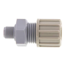 10x8mm & G1/8'' Pa Rechte Knelfitting Buitendraad 10bar [2 Stuks]