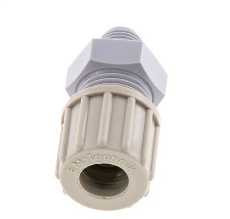 10x8mm & G1/8'' Pa Rechte Knelfitting Buitendraad 10bar [2 Stuks]