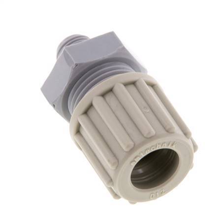 12x9mm & G1/8'' PA Rechte Knelfitting Buitendraad 10bar