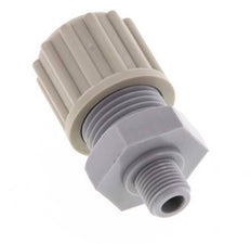 12x9mm & G1/8'' PA Rechte Knelfitting Buitendraad 10bar