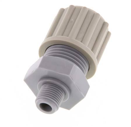 12x9mm & G1/8'' PA Rechte Knelfitting Buitendraad 10bar