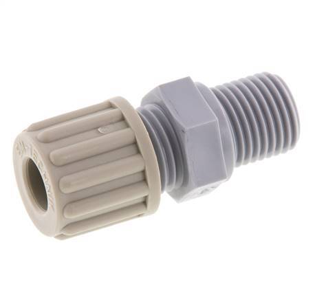 8x6mm & G1/4'' Pa Rechte Knelfitting Buitendraad 10bar [2 Stuks]