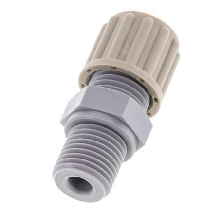 8x6mm & G1/4'' Pa Rechte Knelfitting Buitendraad 10bar [2 Stuks]