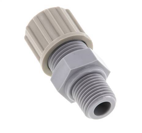 10x8mm & G1/4'' Pa Rechte Knelfitting Buitendraad 10bar [2 Stuks]