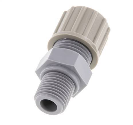 10x8mm & G1/4'' Pa Rechte Knelfitting Buitendraad 10bar [2 Stuks]