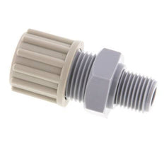 12x10mm & G1/4'' PA Rechte Knelfitting Buitendraad 10bar