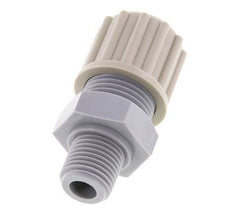 12x10mm & G1/4'' PA Rechte Knelfitting Buitendraad 10bar