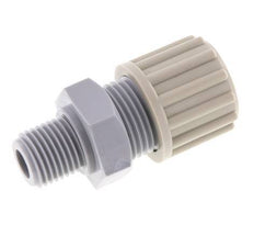 12x10mm & G1/4'' PA Rechte Knelfitting Buitendraad 10bar