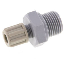 6x4mm & G3/8'' Pa Rechte Knelfitting Buitendraad 10bar [2 Stuks]