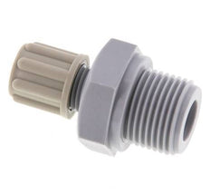 6x4mm & G3/8'' Pa Rechte Knelfitting Buitendraad 10bar [2 Stuks]