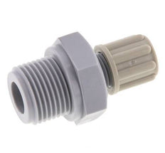 6x4mm & G3/8'' Pa Rechte Knelfitting Buitendraad 10bar [2 Stuks]