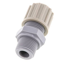 12x10mm & G3/8'' PA Rechte Knelfitting Buitendraad 10bar