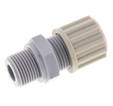 12x10mm & G3/8'' PA Rechte Knelfitting Buitendraad 10bar