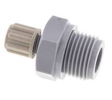 6x4mm & G1/2'' Pa Rechte Knelfitting Buitendraad 10bar [2 Stuks]