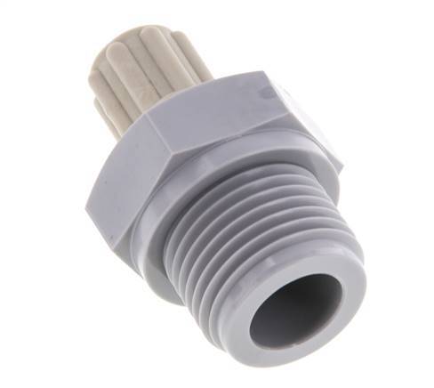 6x4mm & G1/2'' Pa Rechte Knelfitting Buitendraad 10bar [2 Stuks]